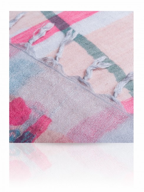 Палантин Женский W-ROSE.CHECKS/PINK